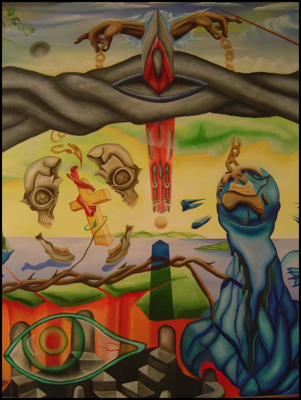 Christ's Pineal Gland Releasing Melatonin (detail 3)