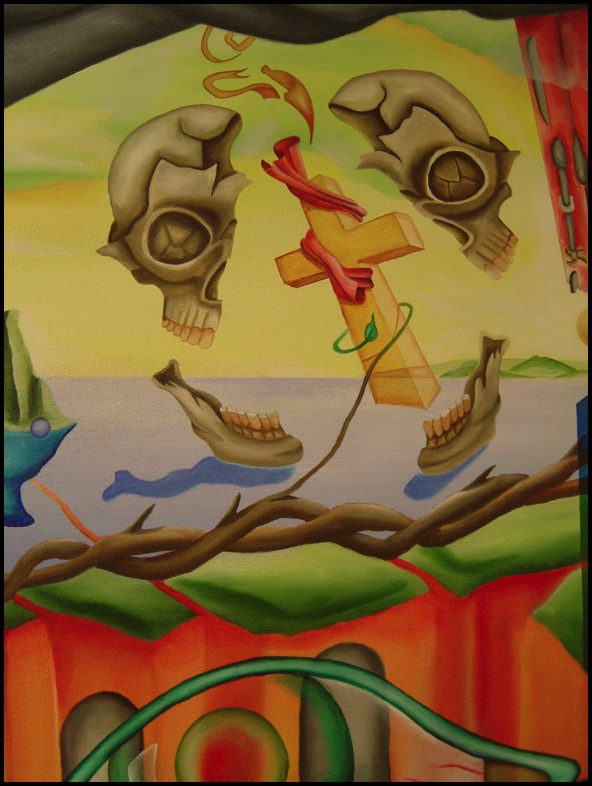 Christ's Pineal Gland Releasing Melatonin (detail 6)